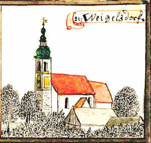Weigelsdorf - Koci, widok oglny